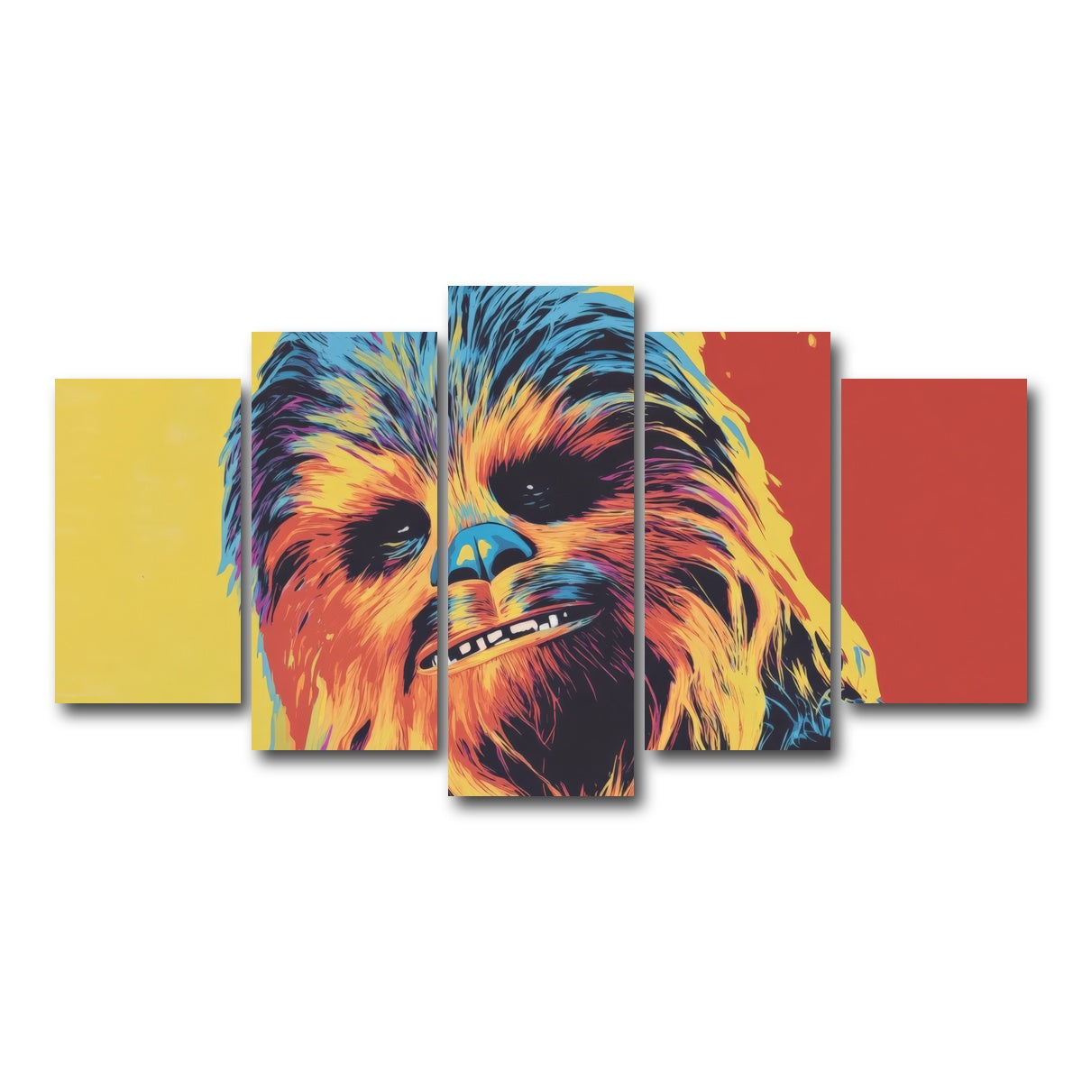 AUTO-MOCKUP WHITE | Chewbacca | 5 Piece | Gallery Wrap Canvas | group=5_normal