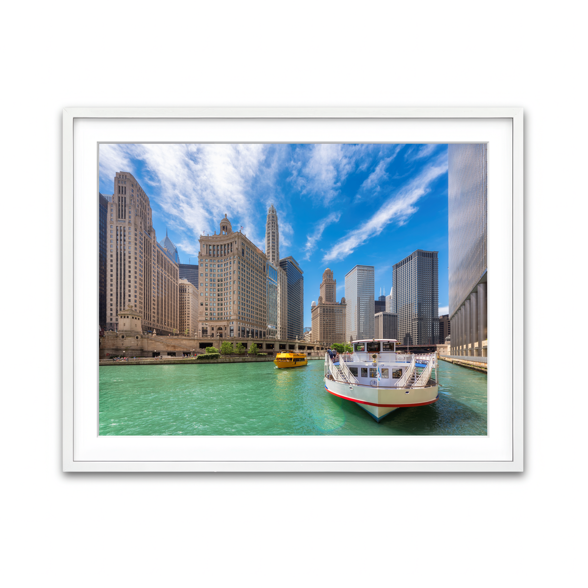 Framed Print 4x3 White