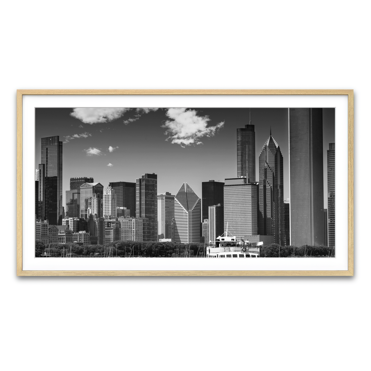 Framed Print 2x1 Natural