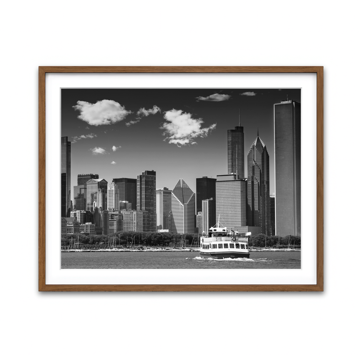 Framed Print 4x3 Walnut