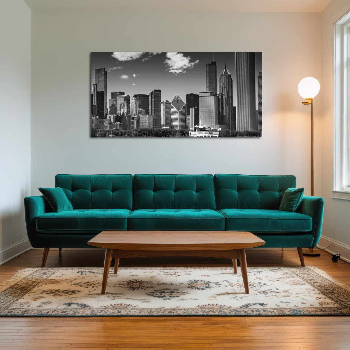 AUTO-MOCKUP ROOM | Chicago Skyline