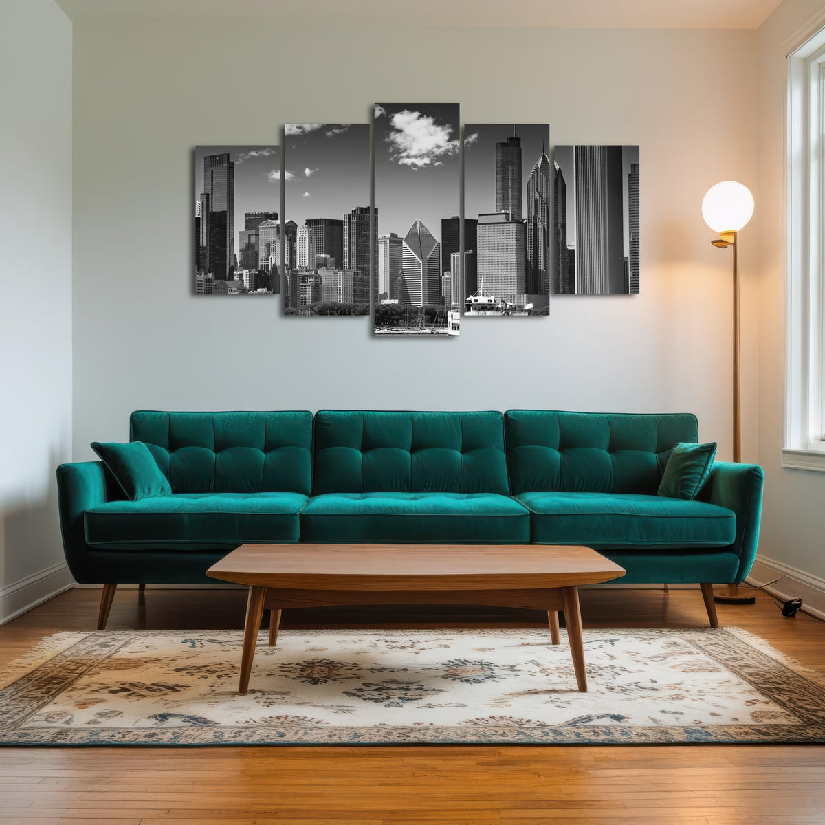 AUTO-MOCKUP ROOM | Chicago Skyline