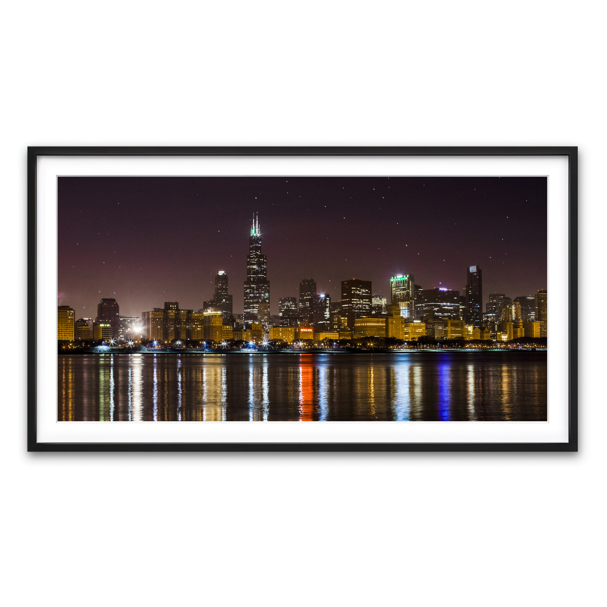 Framed Print 2x1 Black