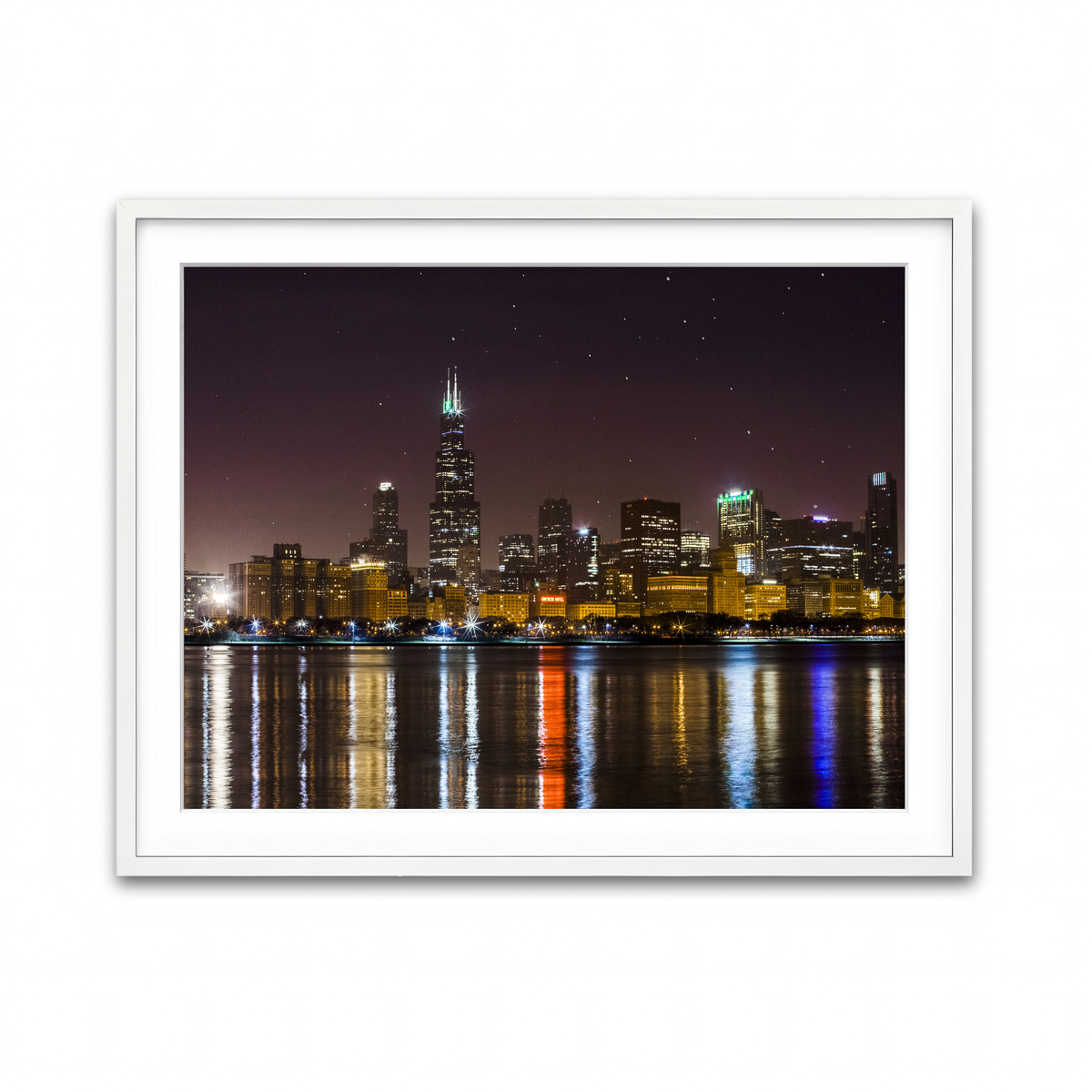 Framed Print 4x3 White