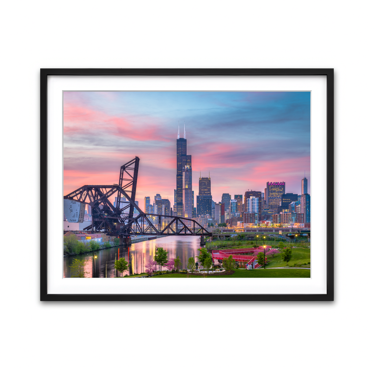 Framed Print 4x3 Black