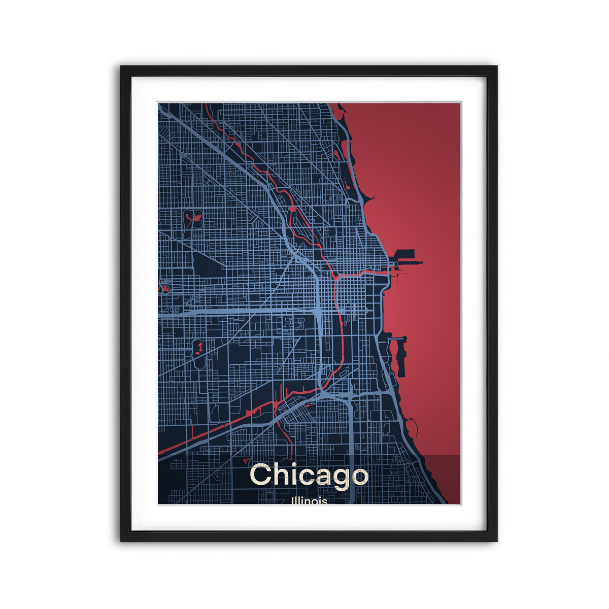 Framed Print 3x4 Black