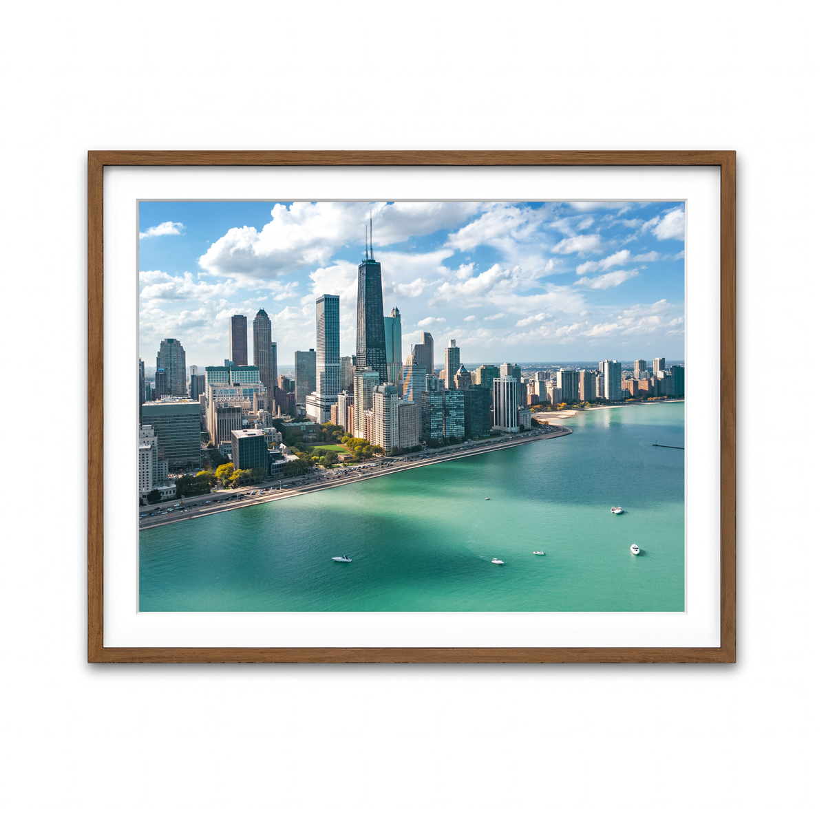 Framed Print 4x3 Walnut