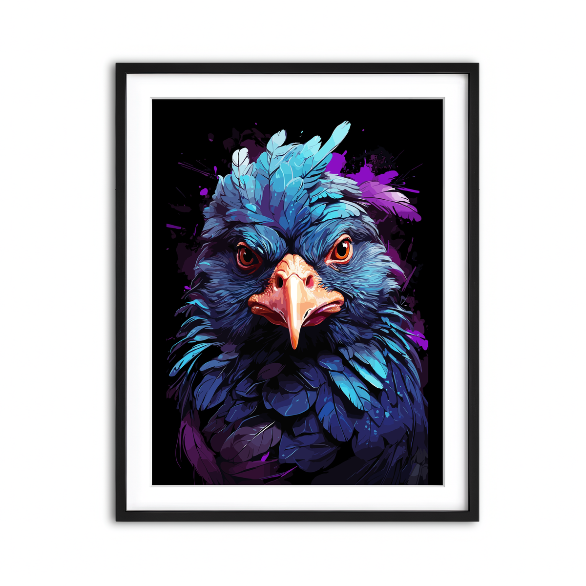 Framed Print 3x4 Black