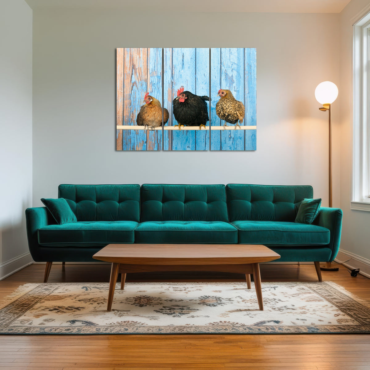 AUTO-MOCKUP ROOM | Chickens in henhouse