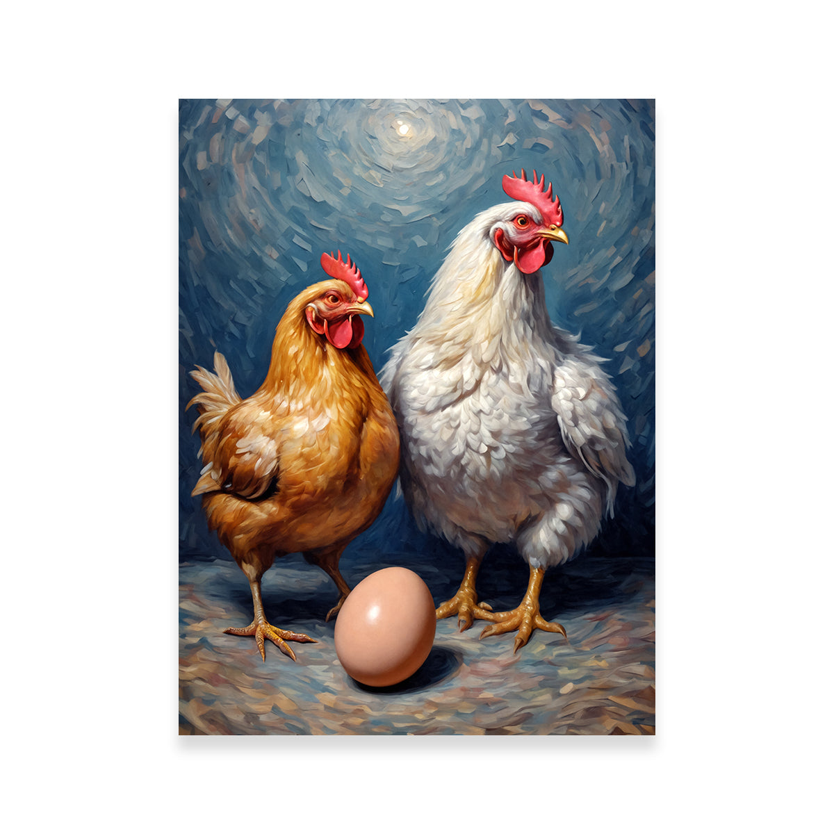 Chickens and Egg Wall Art
