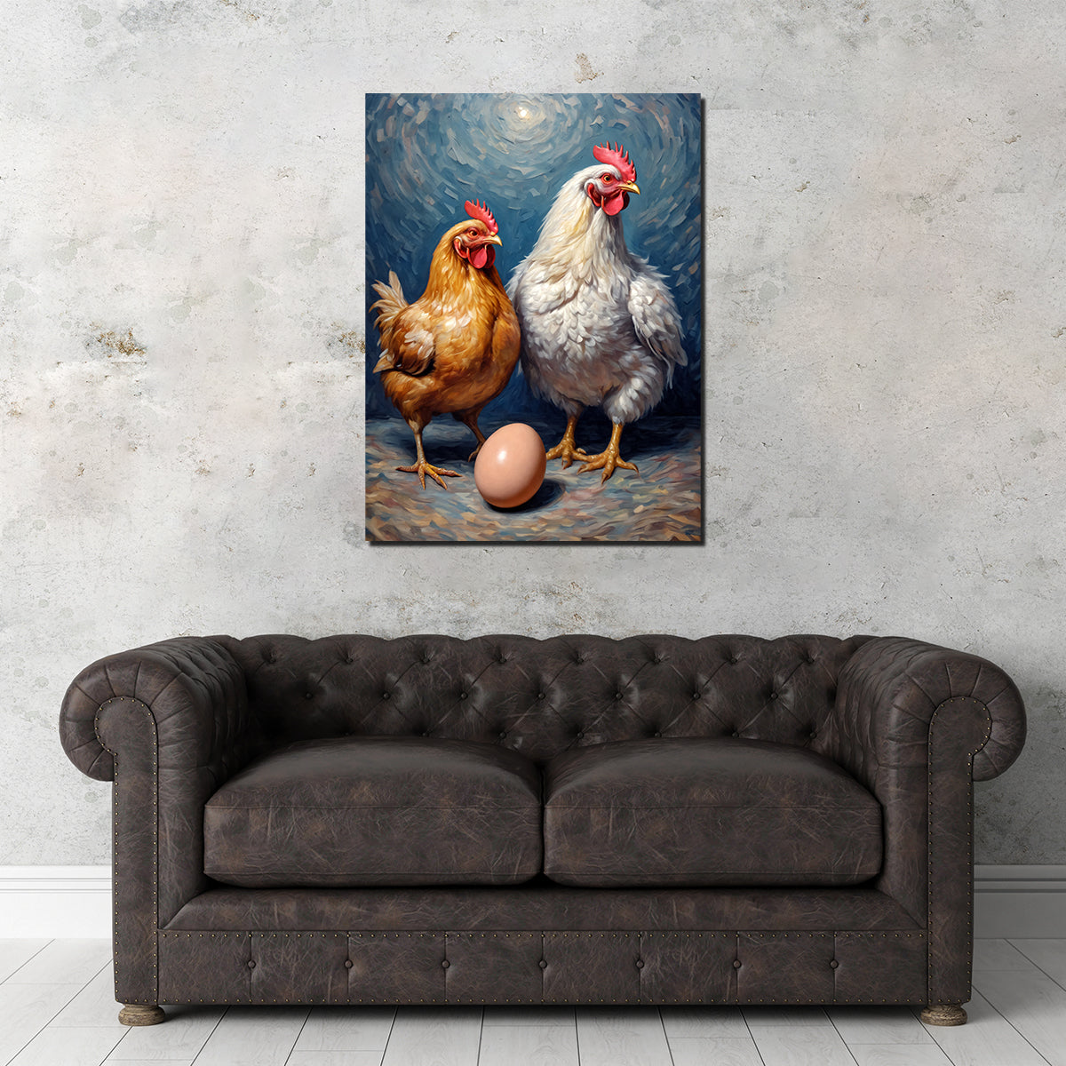 Chickens and Egg Wall Art