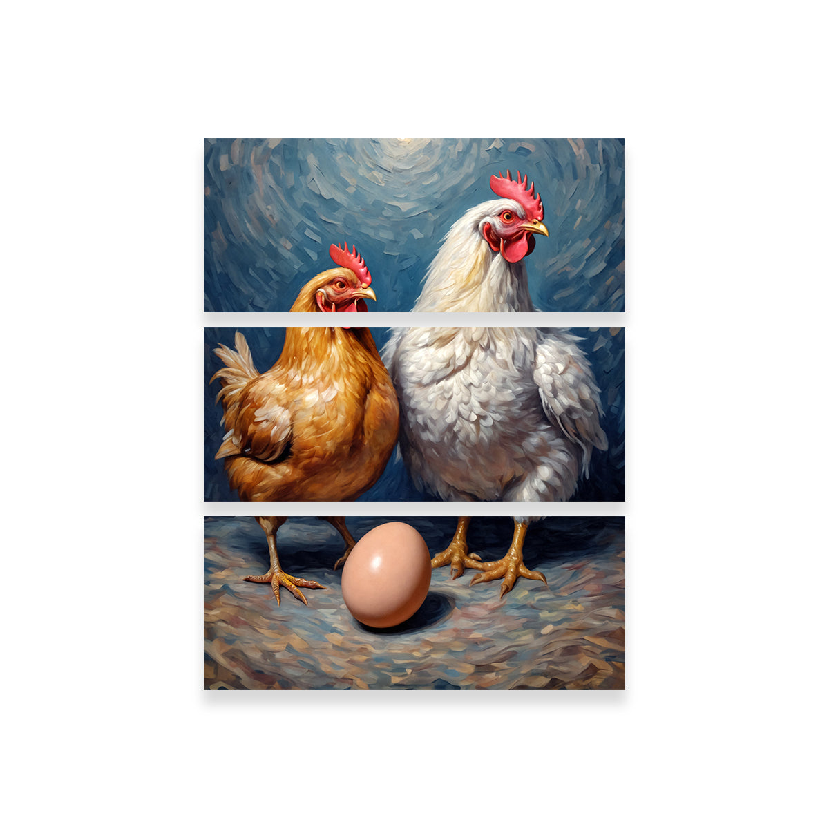 Chickens and Egg Wall Art