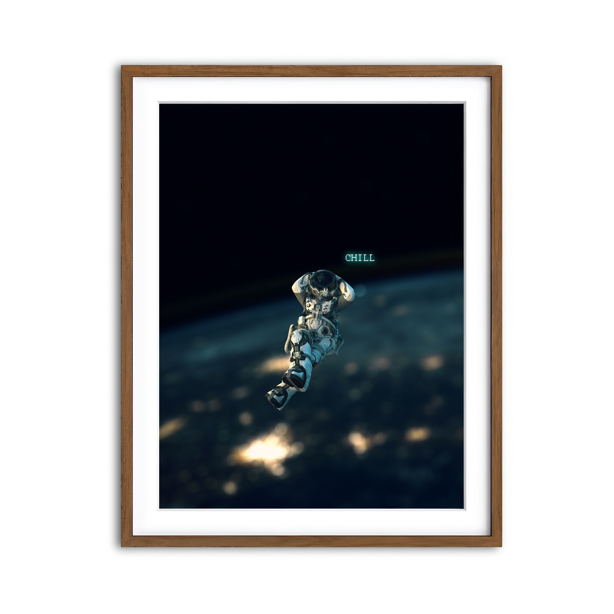 Framed Print 3x4 Walnut