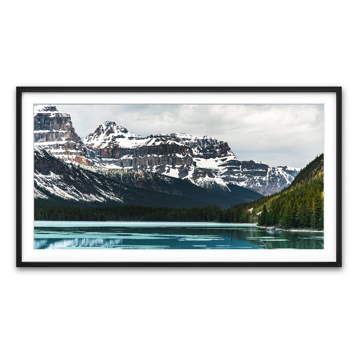 Framed Print 2x1 Black