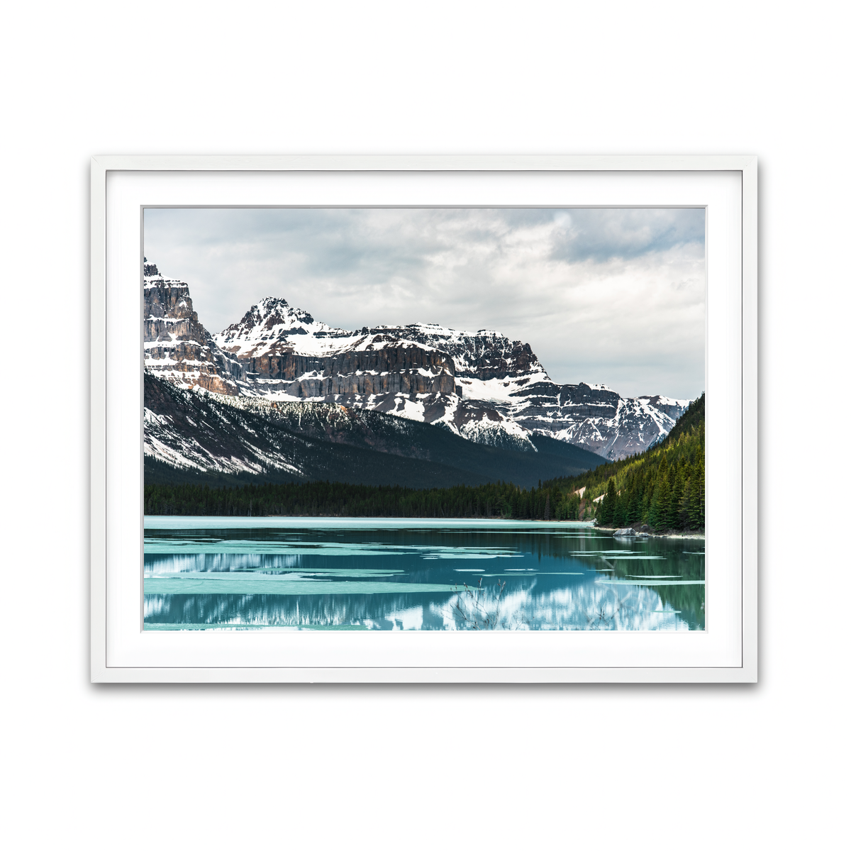 Framed Print 4x3 White