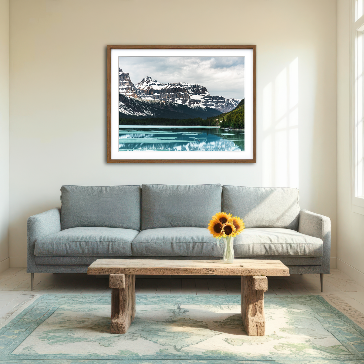 AUTO-MOCKUP ROOM | Chilly Lake Wall Art