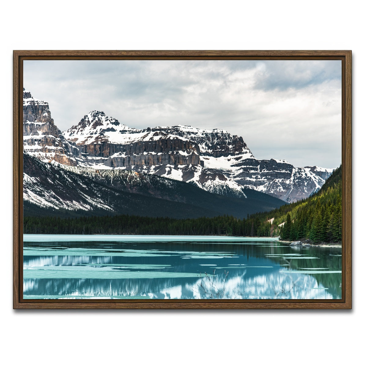 AUTO-MOCKUP WHITE | Chilly Lake | 1 Piece | Walnut Framed Canvas | group=4x3