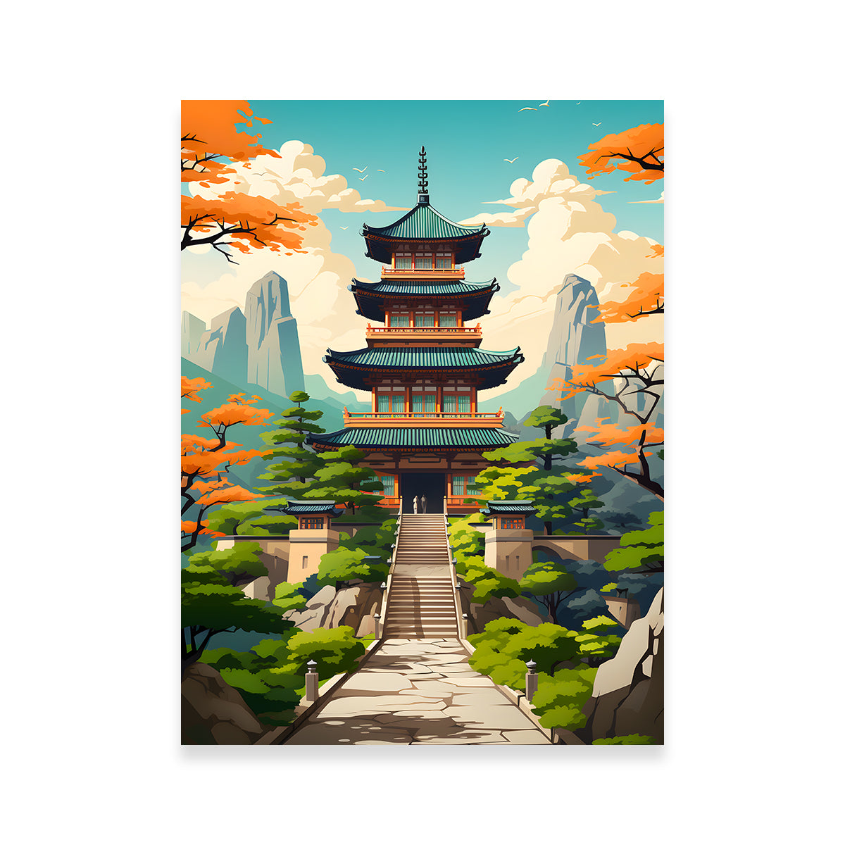 Ancient Architecture Wall Art