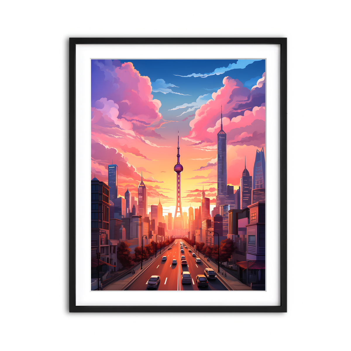 Framed Print 3x4 Black