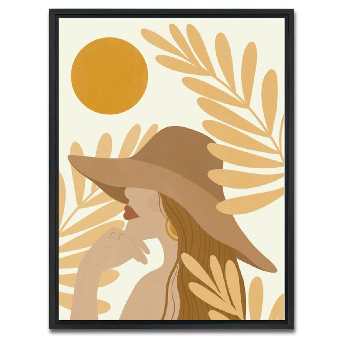 AUTO-MOCKUP WHITE | Chique and Wistful | 1 Piece | Black Framed Canvas | group=3x4