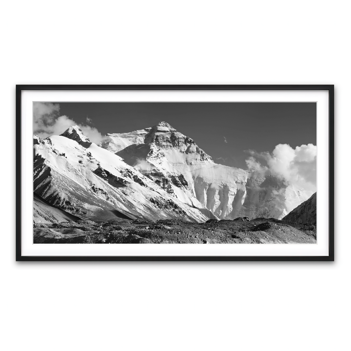 Framed Print 2x1 Black