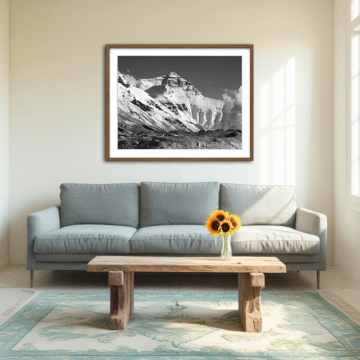 AUTO-MOCKUP ROOM | Chomolungma - Everest Wall Art