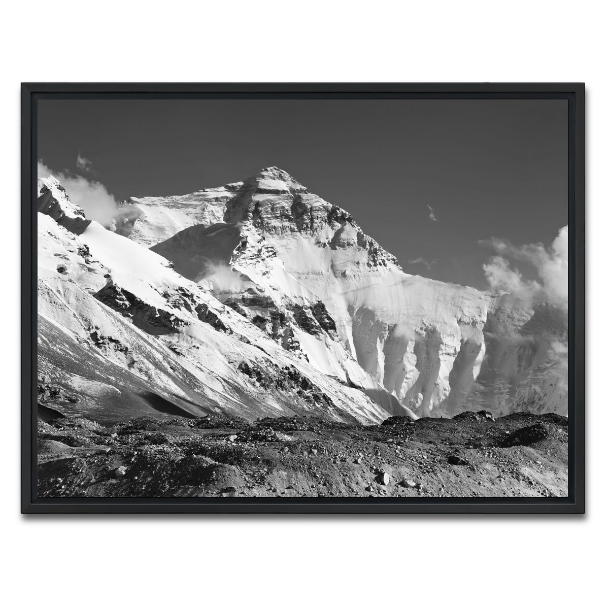 AUTO-MOCKUP WHITE | Chomolungma - Everest | 1 Piece | Black Framed Canvas | group=4x3