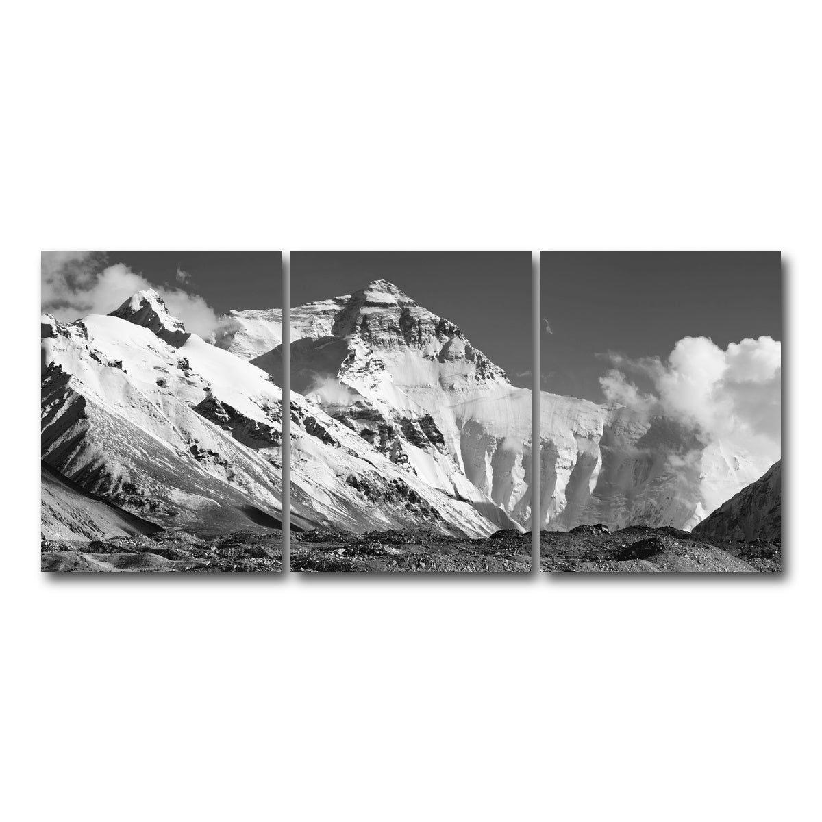 AUTO-MOCKUP WHITE | Chomolungma - Everest | 3 Piece | Gallery Wrap Canvas | group=18x24