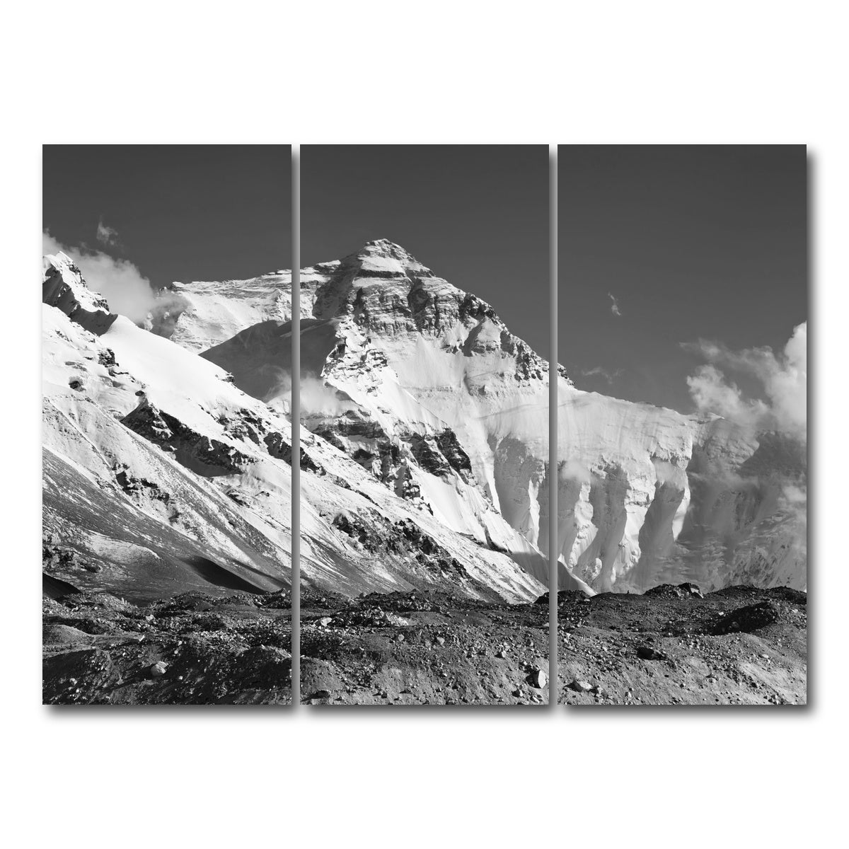 AUTO-MOCKUP WHITE | Chomolungma - Everest | 3 Piece | Gallery Wrap Canvas | group=8x18