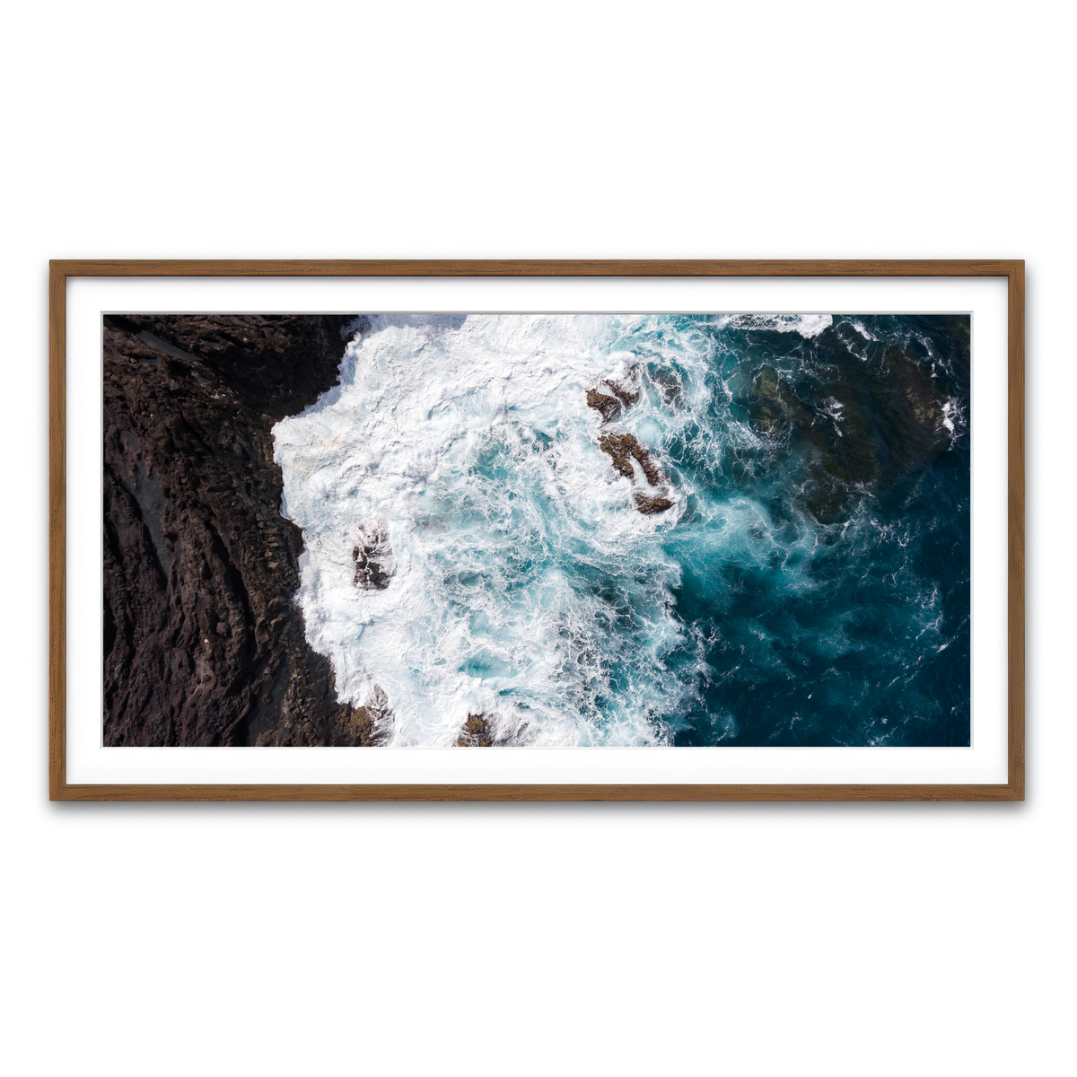 Framed Print 2x1 Walnut