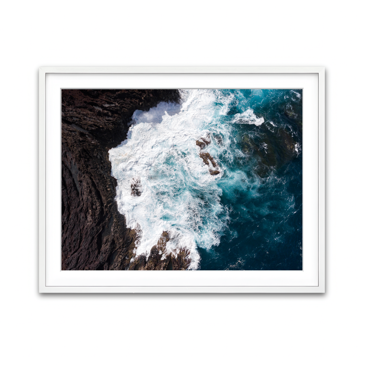 Framed Print 4x3 White