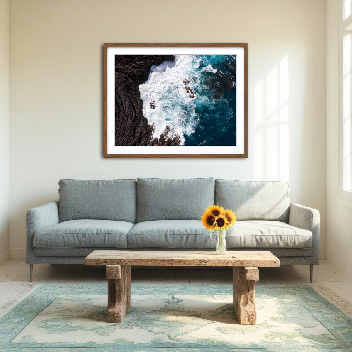 AUTO-MOCKUP ROOM | Choppy Waters Wall Art