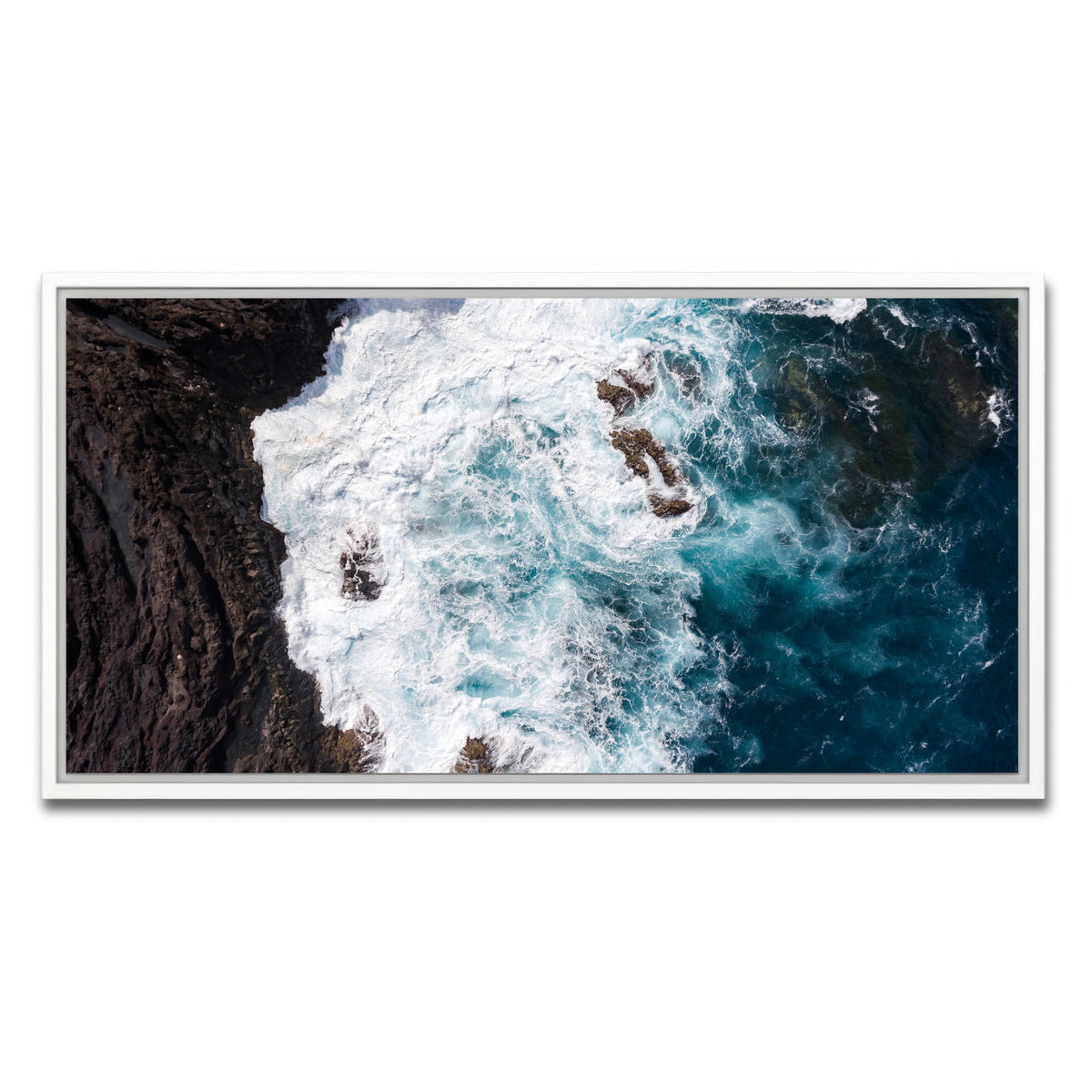 AUTO-MOCKUP WHITE | Choppy Waters | 1 Piece | White Framed Canvas | group=2x1