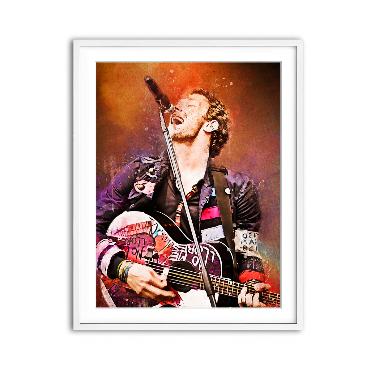 Framed Print 3x4 White