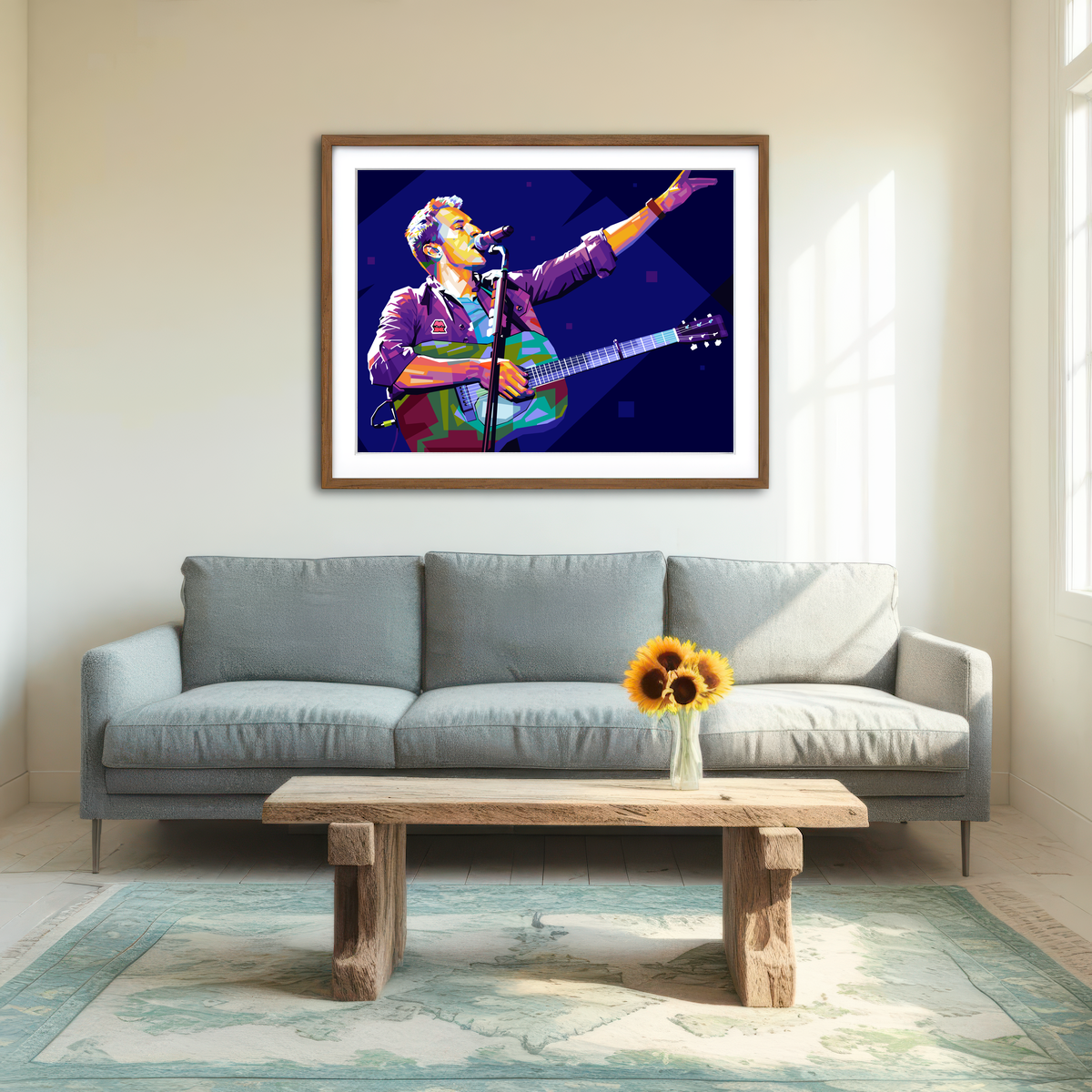 AUTO-MOCKUP ROOM | Chris Martin Wall Art