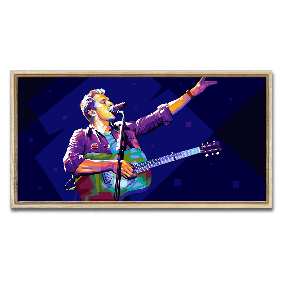 AUTO-MOCKUP WHITE | Chris Martin | 1 Piece | Natural Framed Canvas | group=2x1