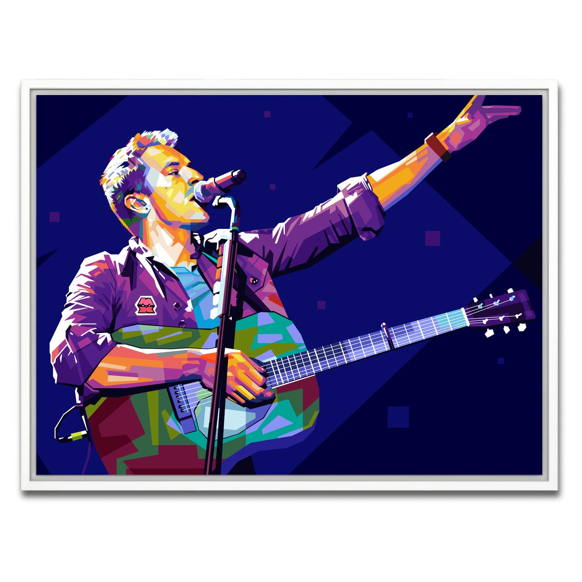 AUTO-MOCKUP WHITE | Chris Martin | 1 Piece | White Framed Canvas | group=4x3