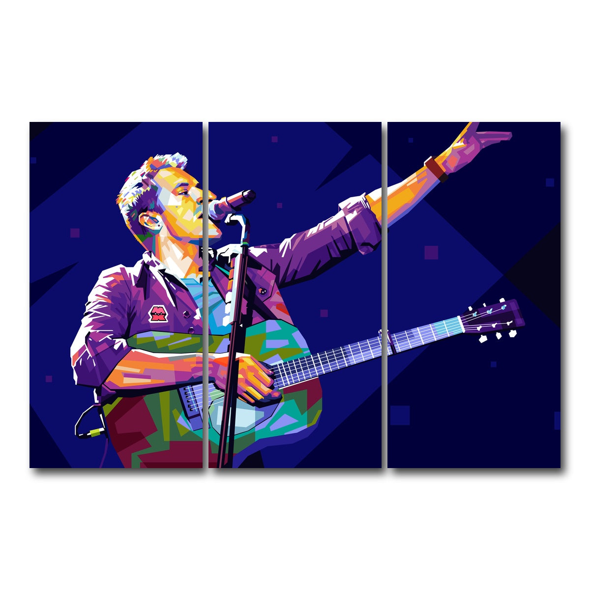 AUTO-MOCKUP WHITE | Chris Martin | 3 Piece | Gallery Wrap Canvas | group=12x24