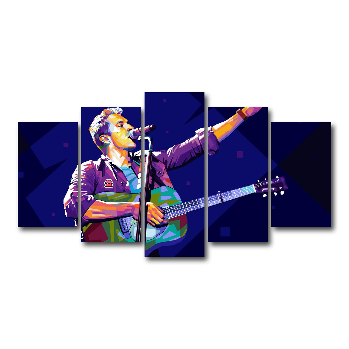 AUTO-MOCKUP WHITE | Chris Martin | 5 Piece | Gallery Wrap Canvas | group=5_normal