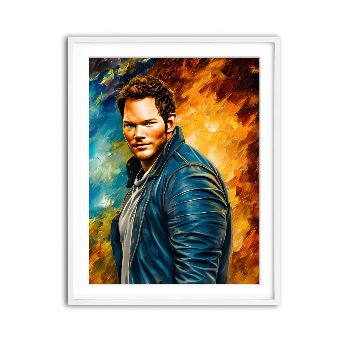 Framed Print 3x4 White