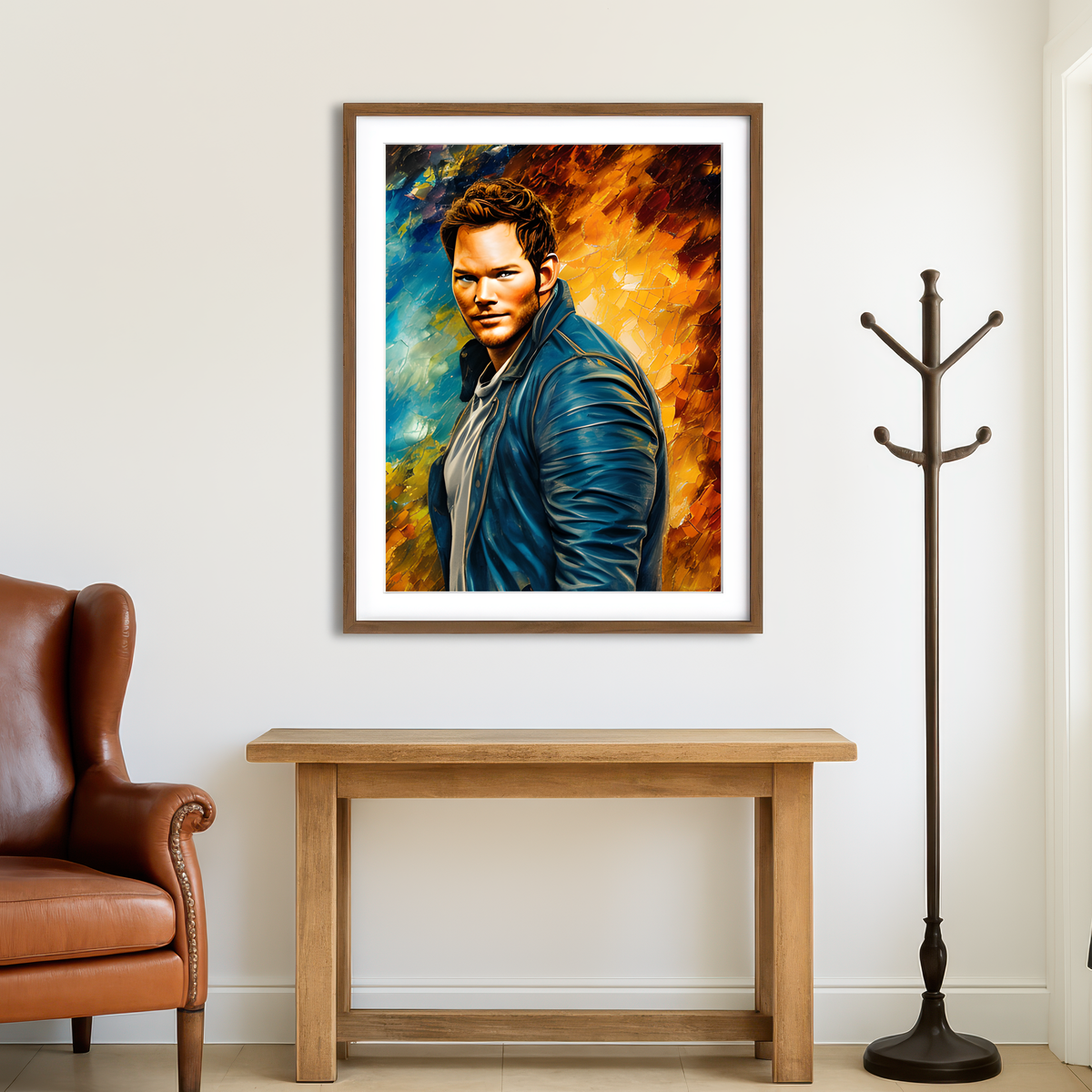 AUTO-MOCKUP ROOM | Chris Pratt Wall Art