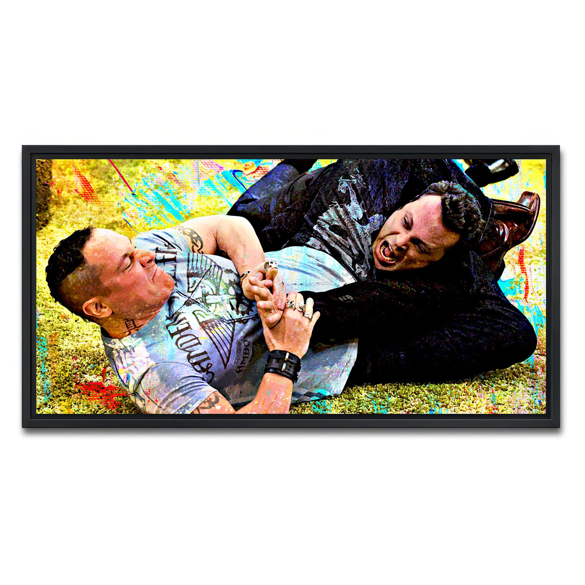 AUTO-MOCKUP WHITE | Christmas Armbar | 1 Piece | Black Framed Canvas | group=2x1