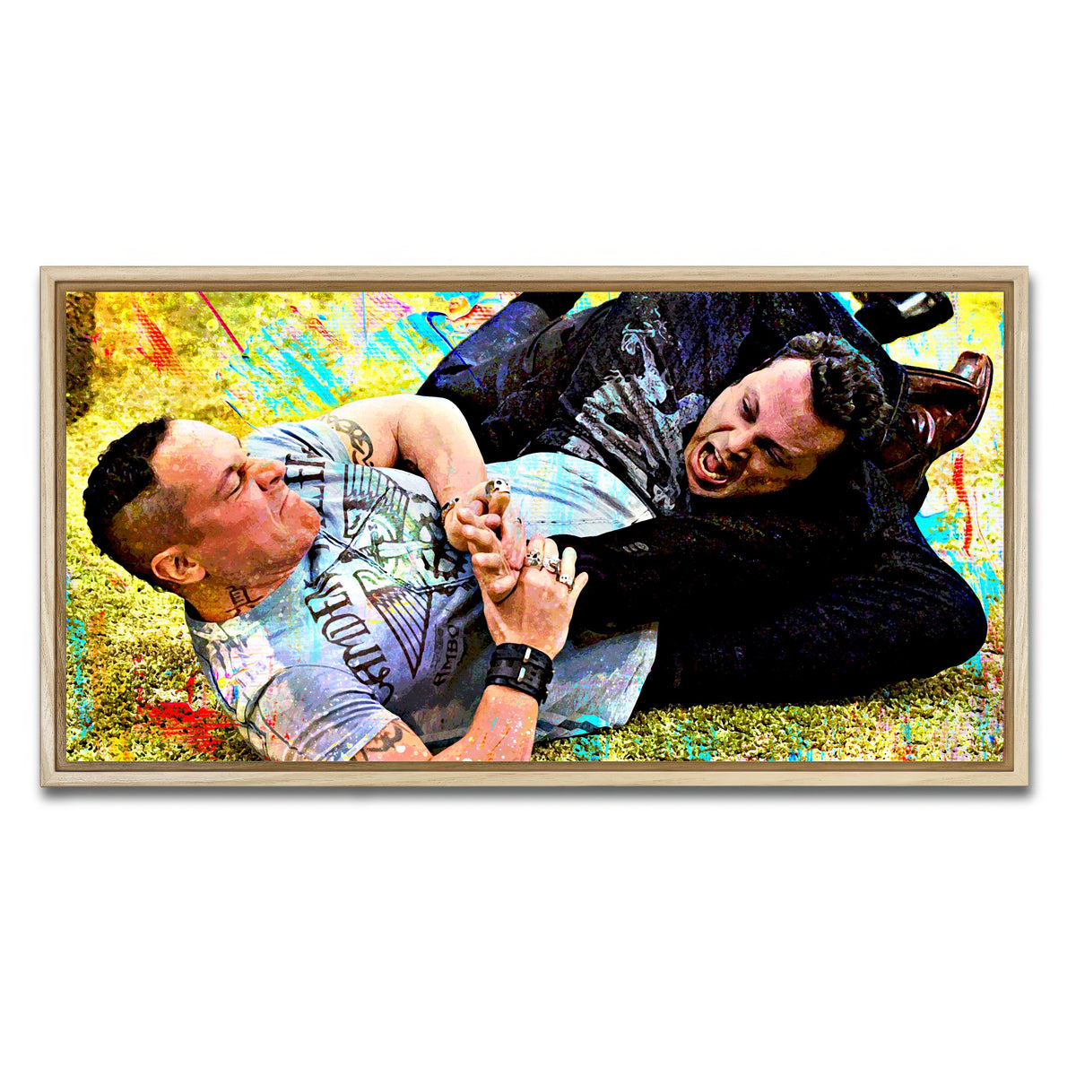 AUTO-MOCKUP WHITE | Christmas Armbar | 1 Piece | Natural Framed Canvas | group=2x1