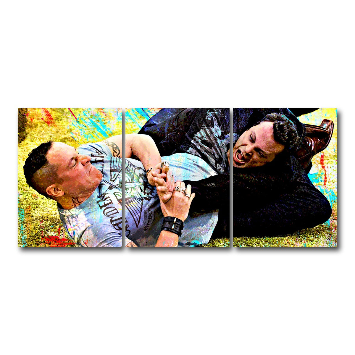 AUTO-MOCKUP WHITE | Christmas Armbar | 3 Piece | Gallery Wrap Canvas | group=18x24