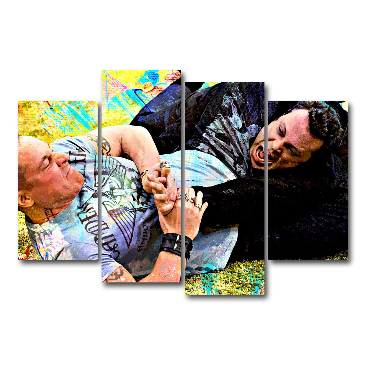 AUTO-MOCKUP WHITE | Christmas Armbar | 4 Piece | Gallery Wrap Canvas | group=4_short