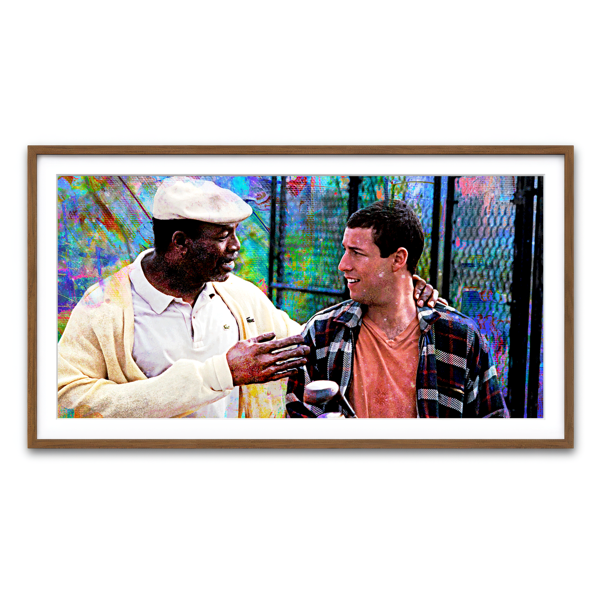 Framed Print 2x1 Walnut