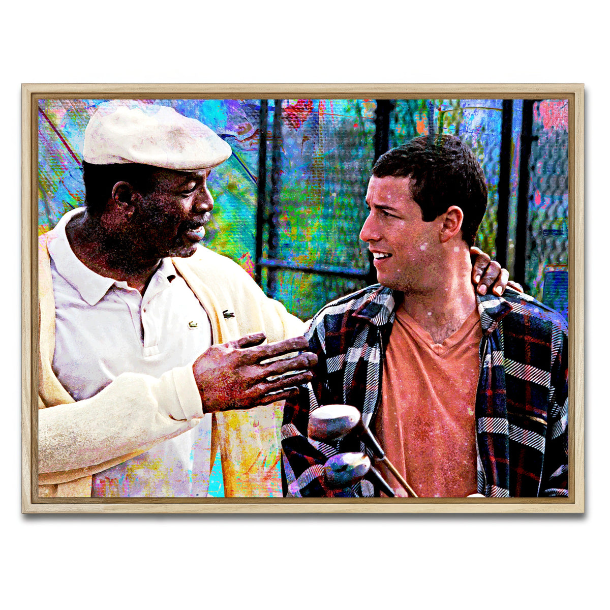 AUTO-MOCKUP WHITE | Chubbs & Happy | 1 Piece | Natural Framed Canvas | group=4x3