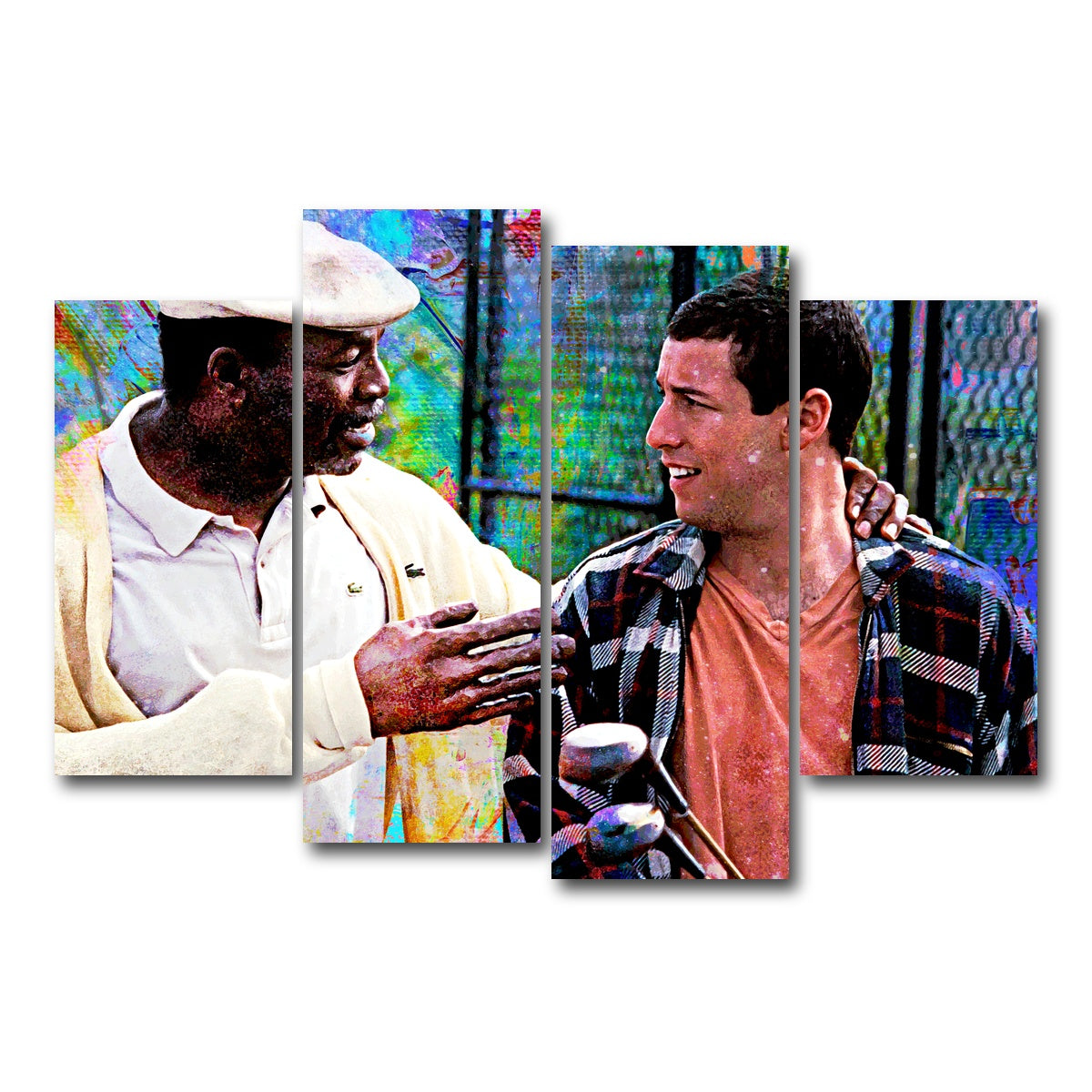 AUTO-MOCKUP WHITE | Chubbs & Happy | 4 Piece | Gallery Wrap Canvas | group=4_short