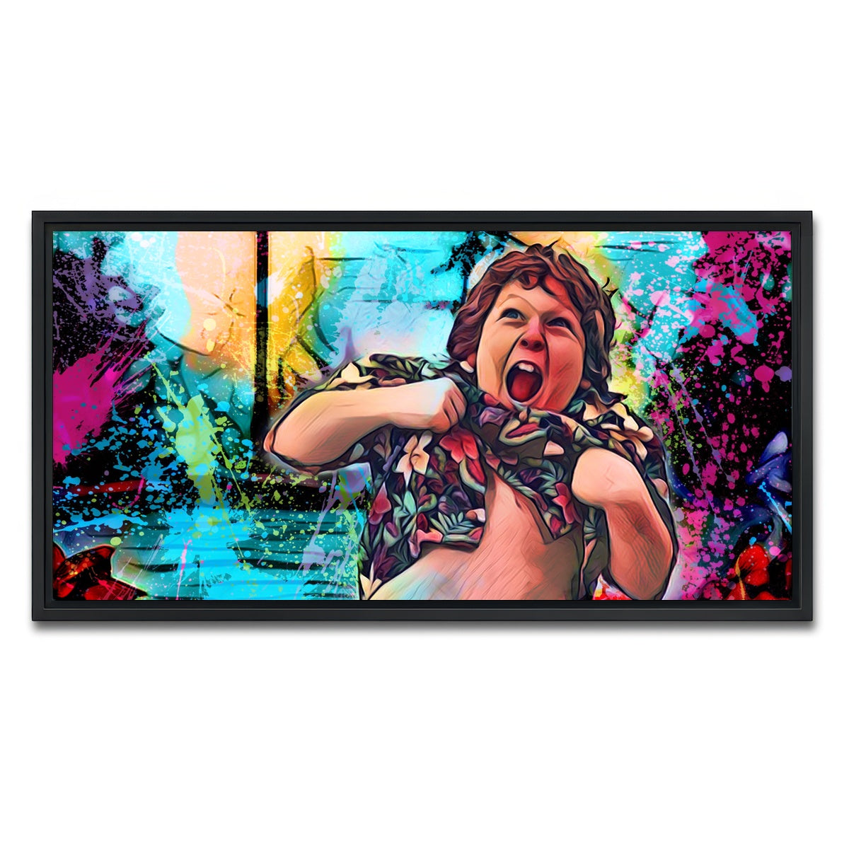 AUTO-MOCKUP WHITE | Chunk | 1 Piece | Black Framed Canvas | group=2x1