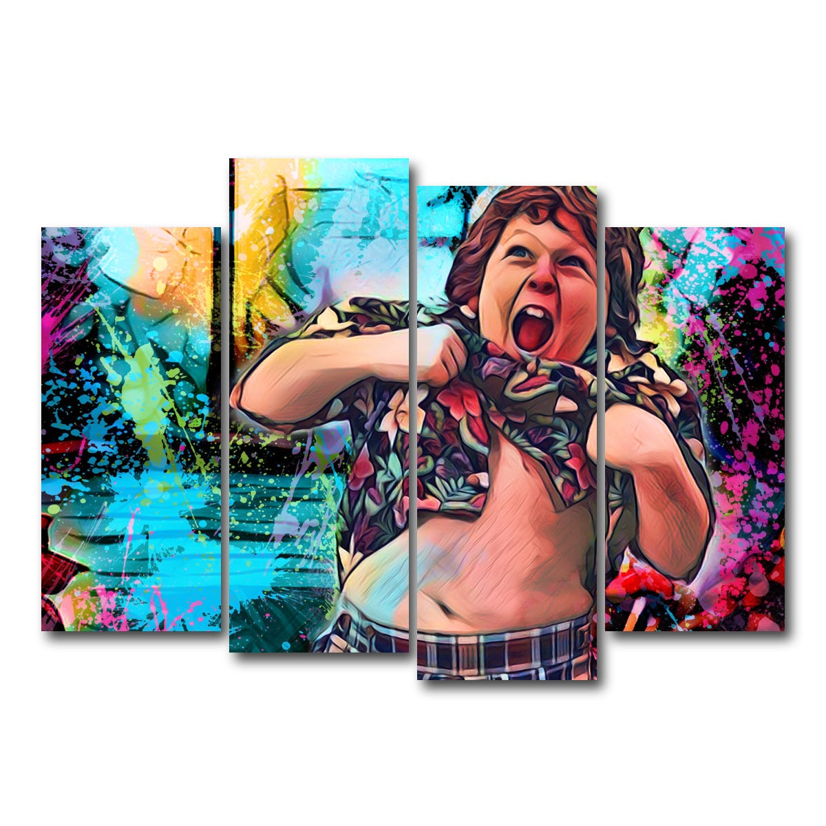 AUTO-MOCKUP WHITE | Chunk | 4 Piece | Gallery Wrap Canvas | group=4_normal